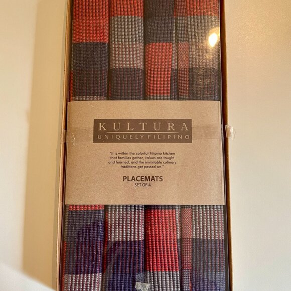 Set of 4 Cordillera placemats, Philippines - Picture 3 of 4